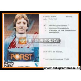 Autogramm Fussball | VfL Bochum | 1980 | Michael LAMECK