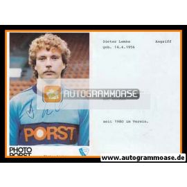 Autogramm Fussball | VfL Bochum | 1980 | Dieter LEMKE