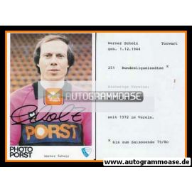 Autogramm Fussball | VfL Bochum | 1980 | Werner SCHOLZ