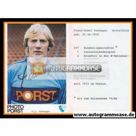 Autogramm Fussball | VfL Bochum | 1980 | Franz-Josef TENHAGEN