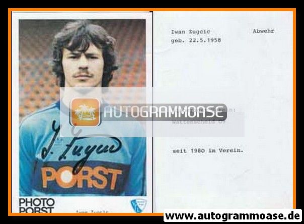 Autogramm Fussball | VfL Bochum | 1980 | Iwan ZUGCIC