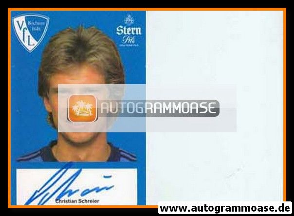 Autogramm Fussball | VfL Bochum | 1982 | Christian SCHREIER