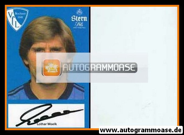Autogramm Fussball | VfL Bochum | 1982 | Lothar WOELK
