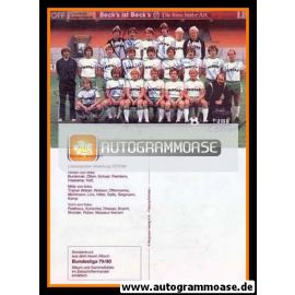 Mannschaftskarte Fussball | SV Werder Bremen | 1979 + 15 AG