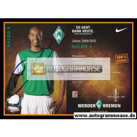 Autogramm Fussball | SV Werder Bremen | 2009 | NALDO