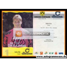 Autogramm Fussball | Borussia Dortmund | 1995 Continentale | Stefan KLOS