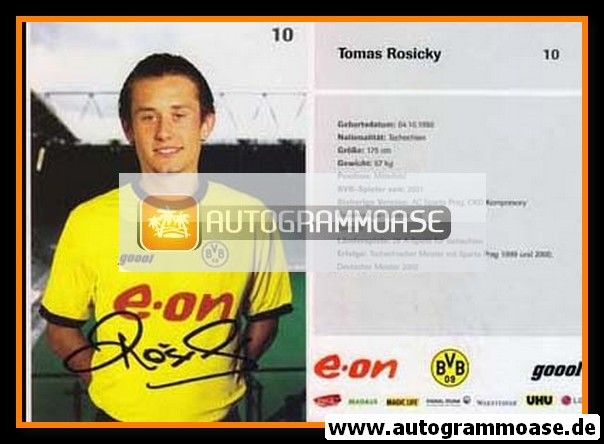 Autogramm Fussball | Borussia Dortmund | 2003 | Tomas ROSICKY