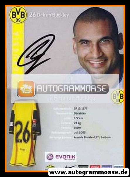 Autogramm Fussball | Borussia Dortmund | 2007 | Delron BUCKLEY