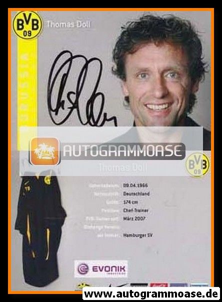 Autogramm Fussball | Borussia Dortmund | 2007 | Thomas DOLL 