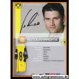 Autogramm Fussball | Borussia Dortmund | 2007 | Giovanni FEDERICO