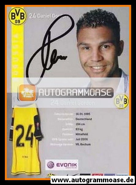 Autogramm Fussball | Borussia Dortmund | 2007 | Daniel GORDON