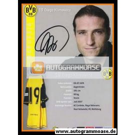 Autogramm Fussball | Borussia Dortmund | 2007 | Diego KLIMOWICZ
