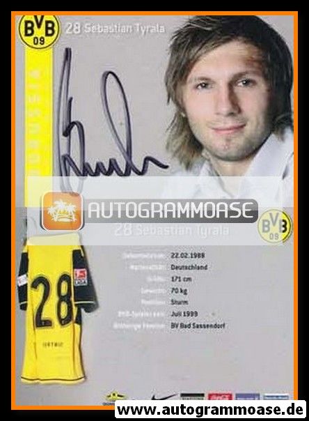 Autogramm Fussball | Borussia Dortmund | 2007 | Sebastian TYRALA