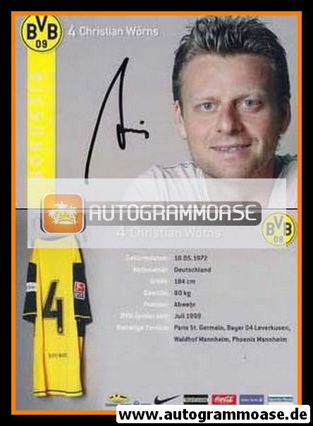 Autogramm Fussball | Borussia Dortmund | 2007 | Christian WÖRNS 