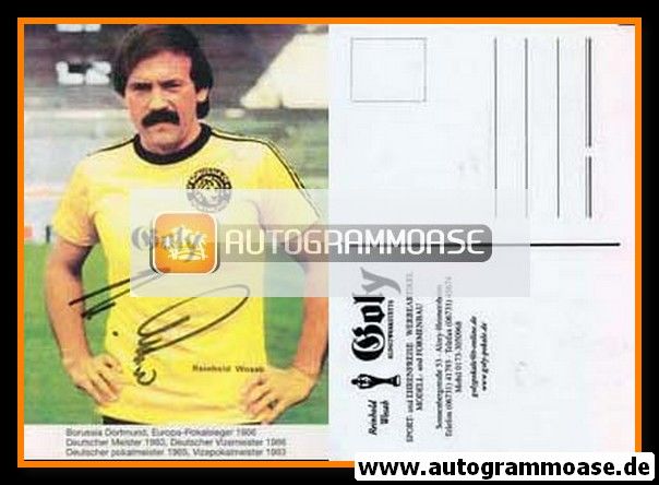 Autogramm Fussball | Borussia Dortmund | 1960er Retro | Reinhold WOSAB