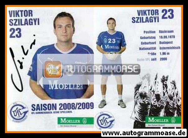 Autogramm Handball | VfL Gummersbach | 2008 | Viktor SZILAGYI