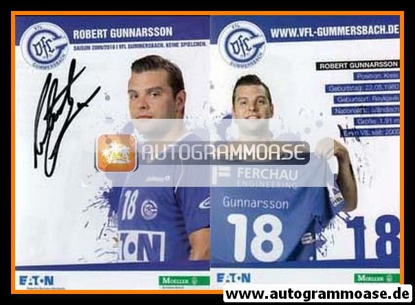 Autogramm Handball | VfL Gummersbach | 2009 | Robert GUNNARSSON