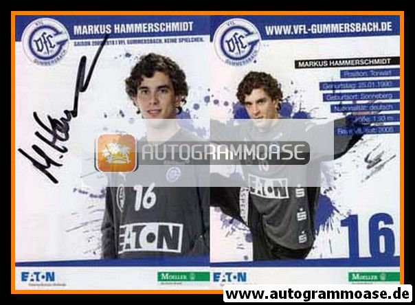 Autogramm Handball | VfL Gummersbach | 2009 | Markus HAMMERSCHMIDT