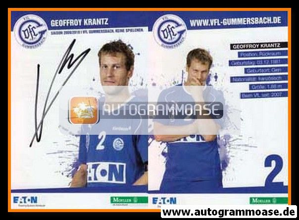 Autogramm Handball | VfL Gummersbach | 2009 | Geoffrey KRANTZ