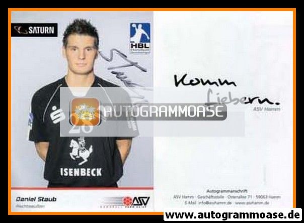 Autogramm Handball | ASV Hamm | 2006 | Daniel STAUB