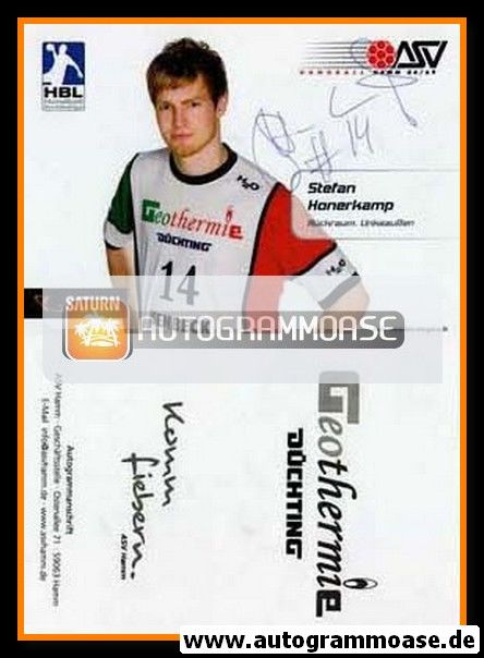 Autogramm Handball | ASV Hamm | 2007 | Stefan HONERKAMP