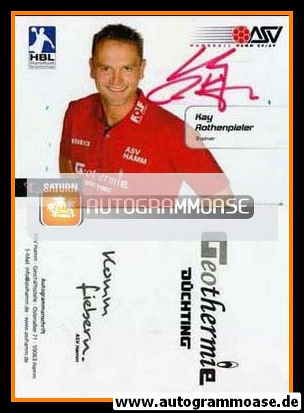 Autogramm Handball | ASV Hamm | 2007 | Kay ROTHENPIELER