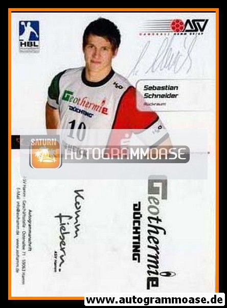 Autogramm Handball | ASV Hamm | 2007 | Sebastian SCHNEIDER
