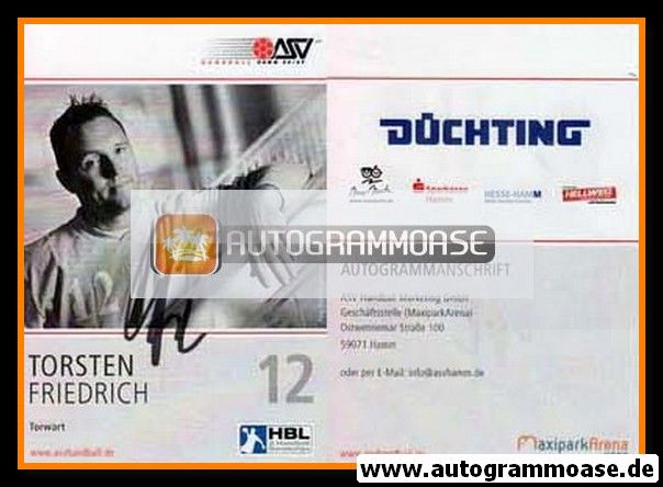 Autogramm Handball | ASV Hamm | 2008 | Torsten FRIEDRICH