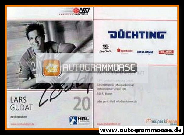 Autogramm Handball | ASV Hamm | 2008 | Lars GUDAT