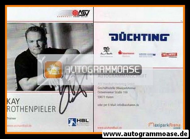 Autogramm Handball | ASV Hamm | 2008 | Kay ROTHENPIELER