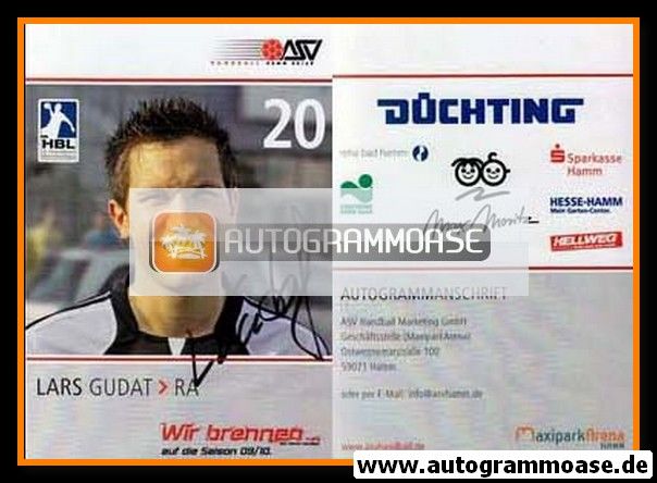 Autogramm Handball | ASV Hamm | 2009 | Lars GUDAT