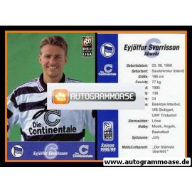 Autogramm Fussball | Hertha BSC Berlin | 1998 | Eyj&ouml;lfur SVERRISSON