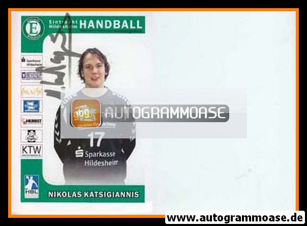 Autogramm Handball | Eintracht Hildesheim | 2006 | Nikolas KATSIGIANNIS