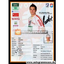 Autogramm Handball | TV Hüttenberg | 2006 | Sebastian ROTH