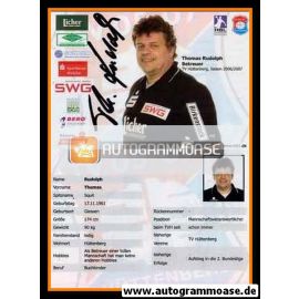 Autogramm Handball | TV Hüttenberg | 2006 | Thomas RUDOLPH