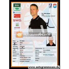 Autogramm Handball | TV Hüttenberg | 2006 | Dr. Alwin SAUER