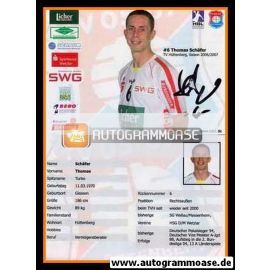 Autogramm Handball | TV Hüttenberg | 2006 | Thomas SCHÄFER