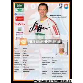 Autogramm Handball | TV Hüttenberg | 2006 | Mario WEBER
