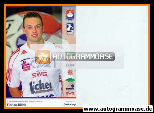 Autogramm Handball | TV Hüttenberg | 2009 | Florian BILLEK