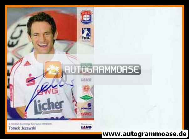 Autogramm Handball | TV Hüttenberg | 2009 | Tomek JEZEWSKI