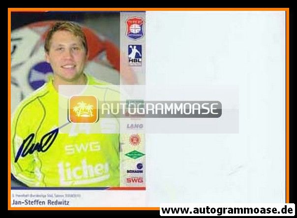 Autogramm Handball | TV Hüttenberg | 2009 | Jan-Steffen REDWITZ