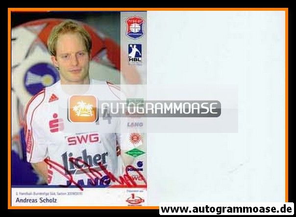 Autogramm Handball | TV Hüttenberg | 2009 | Andreas SCHOLZ