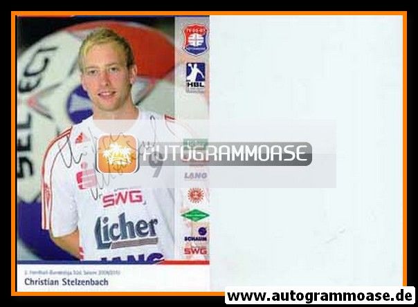 Autogramm Handball | TV Hüttenberg | 2009 | Christian STELZENBACH