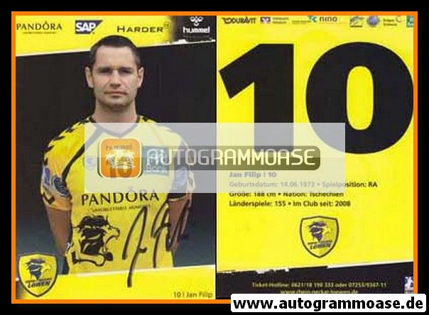 Autogramm Handball | Rhein-Neckar Löwen | 2008 | Jan FILIP
