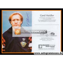 Autogramm Fussball | Dynamo Dresden | 2000er | Gerd HEIDLER (Veit)