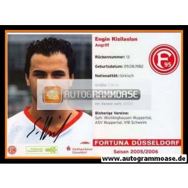 Autogramm Fussball | Fortuna Düsseldorf | 2005 | Engin KIZILASLAN