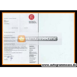 Originalbrief Fortuna Düsseldorf | 2001 Archiv