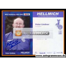 Autogramm Fussball | MSV Duisburg | 2002 | Peter LINDNER