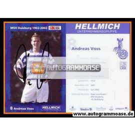 Autogramm Fussball | MSV Duisburg | 2002 | Andreas VOSS