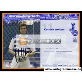 Autogramm Fussball | MSV Duisburg | 2004 | Carsten WOLTERS